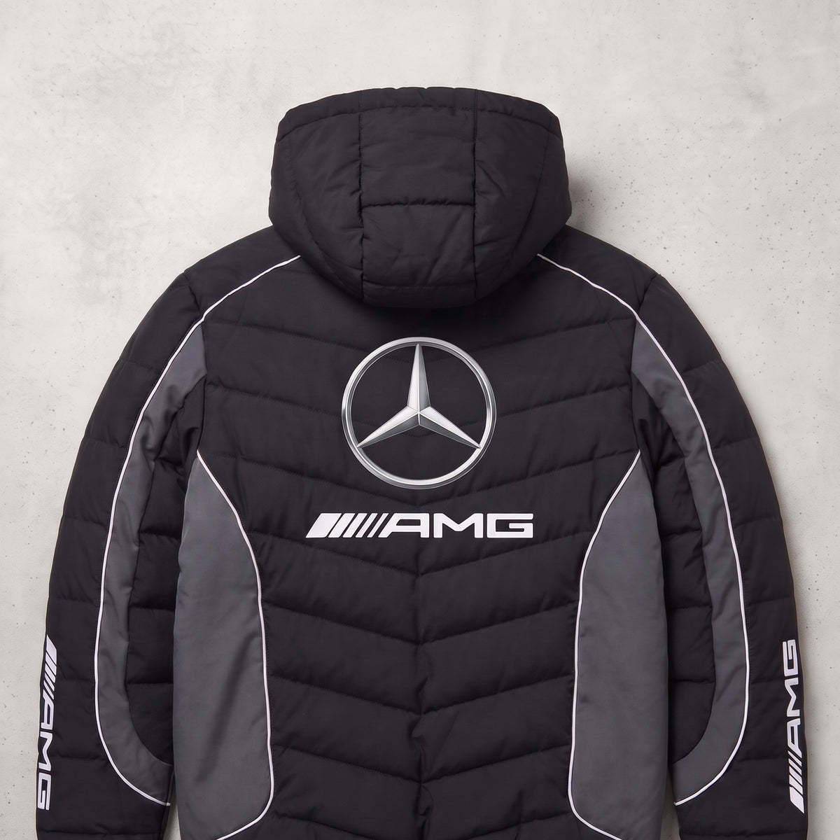 Mercedes-AMG edition heated puffer jacket, back