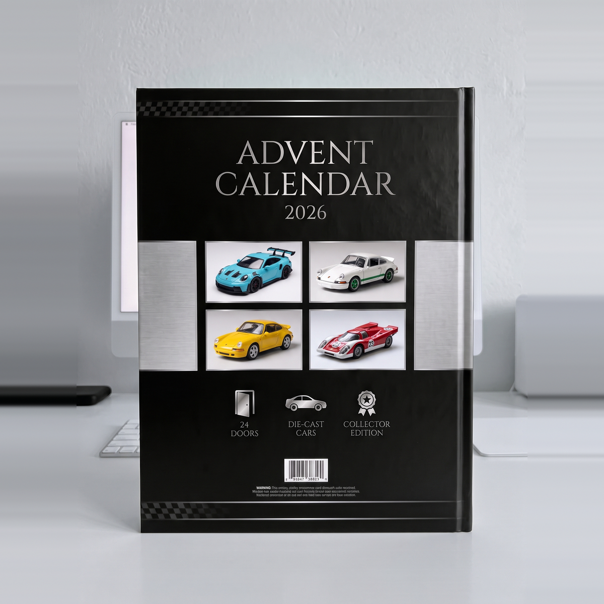 Back of the advent calendar box