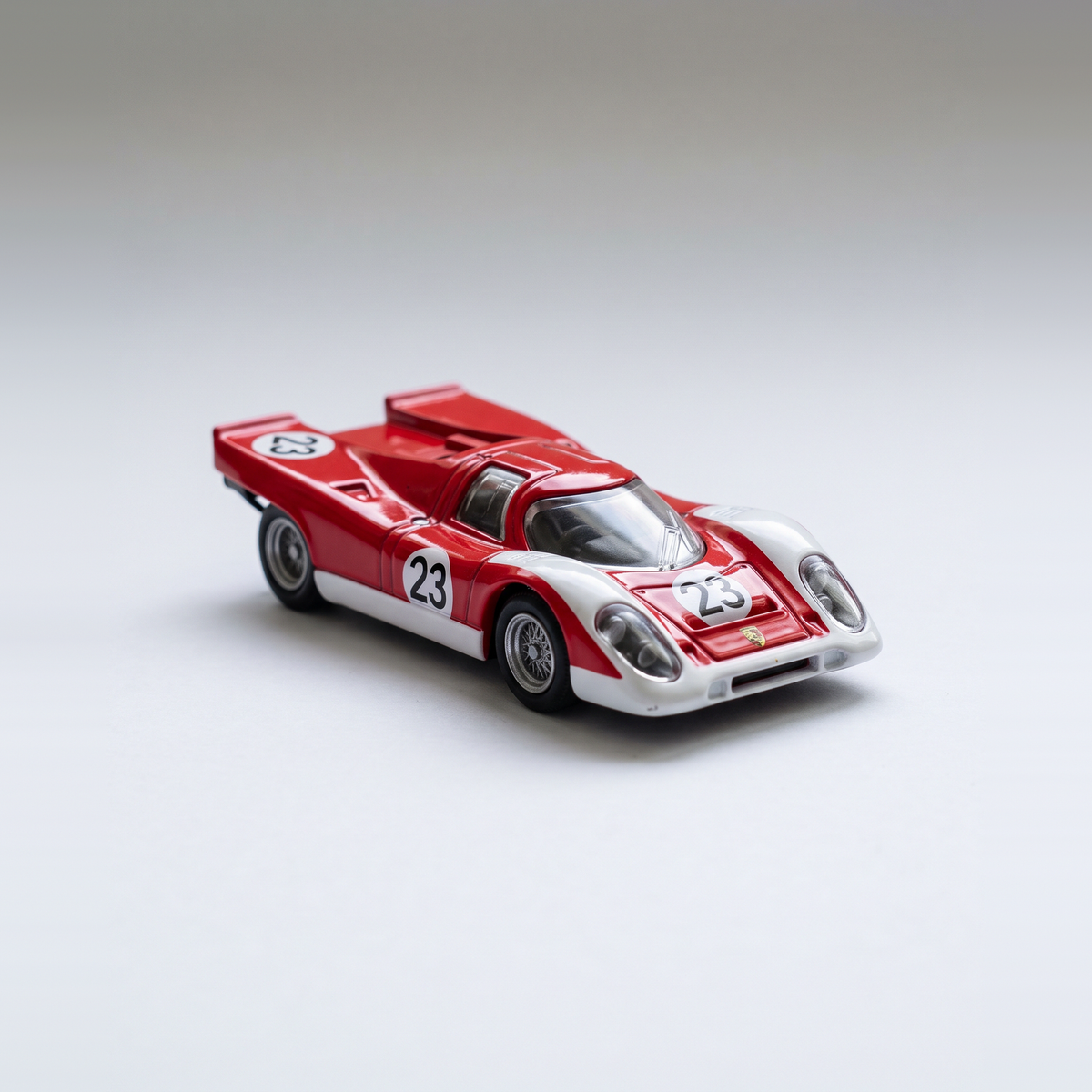 Red and white 917 race car 1:64 die-cast