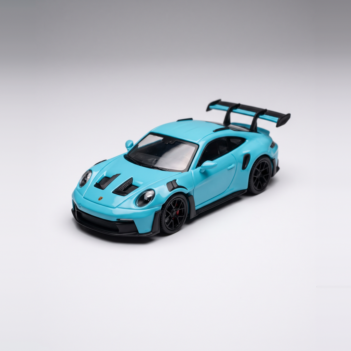 Light-blue GT3 RS 1:64 die-cast car