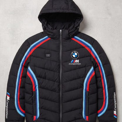 BMW M edition heated puffer jacket, front